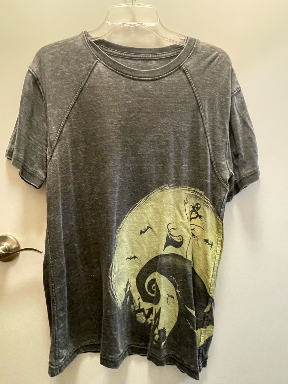 Disney Parks Nightmare Before Christmas Jack Spiral Hill Mineral Wash Tee Unisex